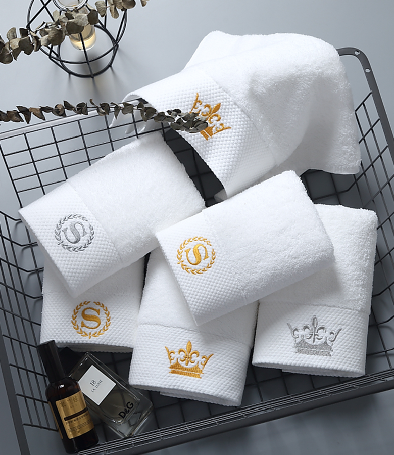 Towels-Dobby band with logo embroidery 2